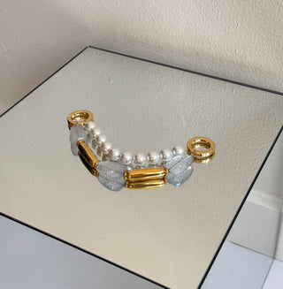DOUBLE CRYSTAL CHARM
